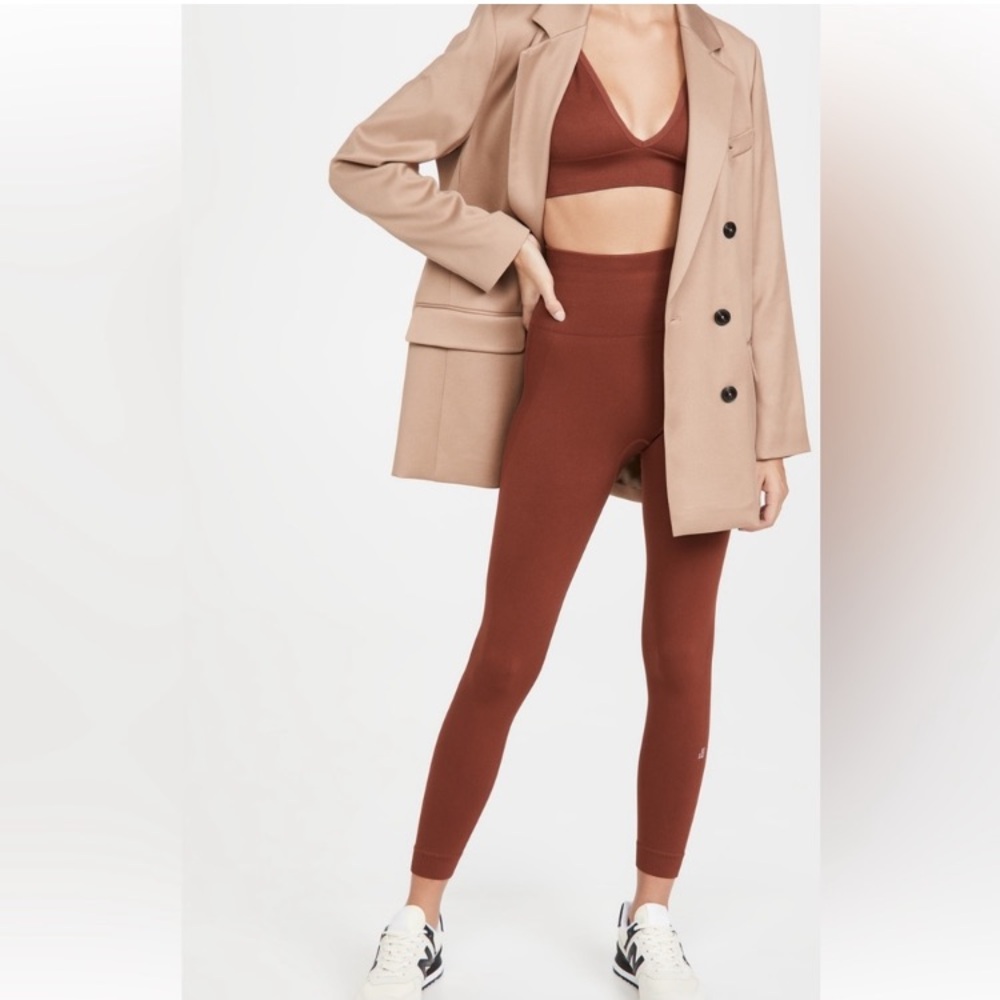 WeWoreWhat | V Neck Bra Top in Cinnamon Stick